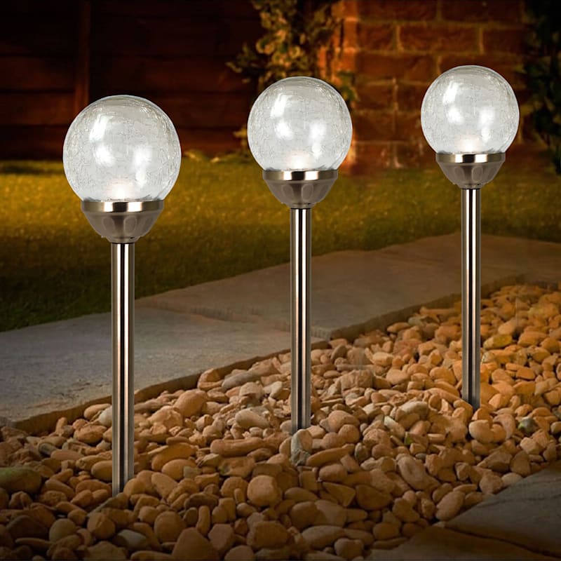 Meteor Solar Path Light LED Solar Pathway Lights - 2.4 Lumen